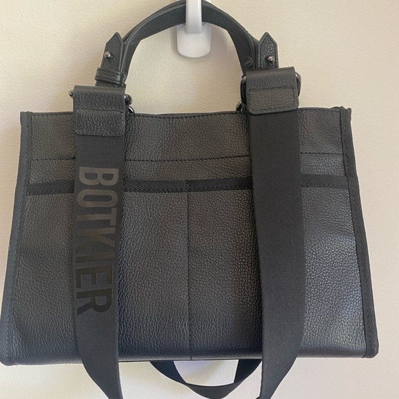 Botkier New York BEDFORD BITE Size 23F2827-ALBLK Black Leather Satchel NWT $288 - Picture 13 of 14